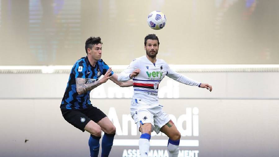 Xem trận Sampdoria vs Inter Milan trực tiếp trên kênh nào, ở đâu?