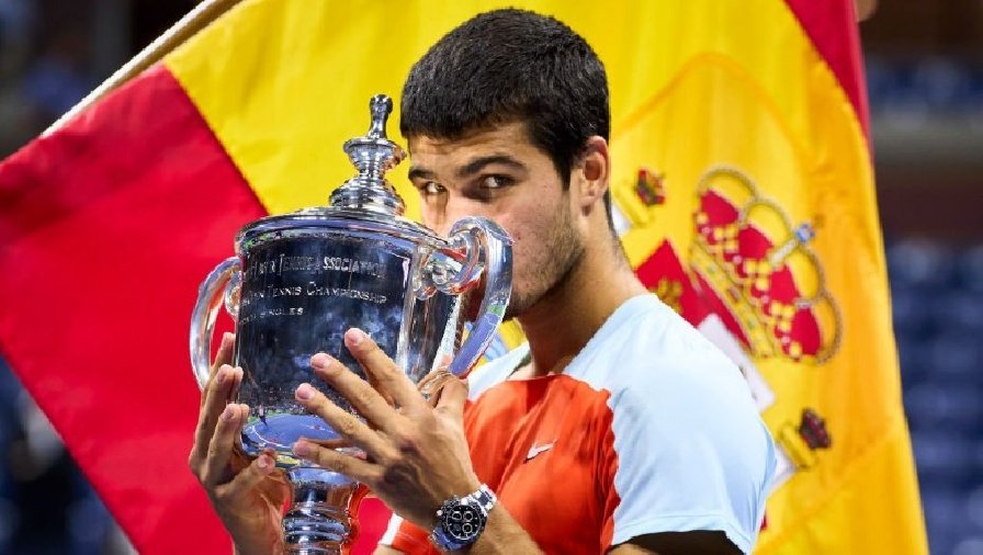 Alcaraz giành ngôi số 1 thế giới sau khi vô địch US Open, xô đổ loạt kỷ lục