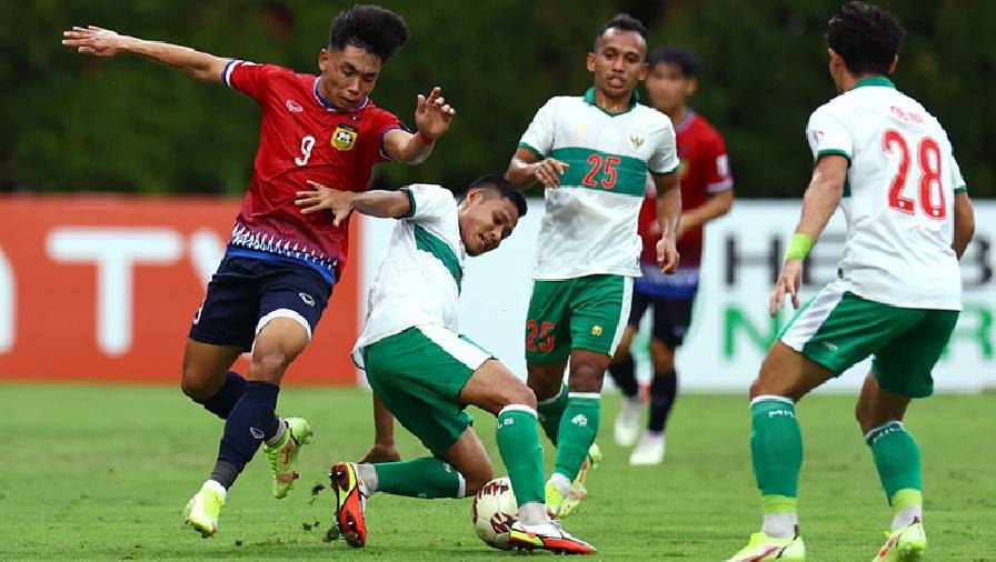 Ghi bàn đầu tiên tại AFF Cup 2021, Lào vẫn thảm bại 1-5 trước Indonesia
