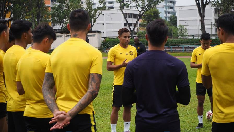 Malaysia tập buổi cuối cho trận gặp Việt Nam với 19 cầu thủ
