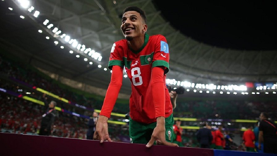 Azzedine Ounahi: Động cơ vĩnh cửu của Morocco đi từ ‘đáy xã hội’ đến đỉnh cao World Cup