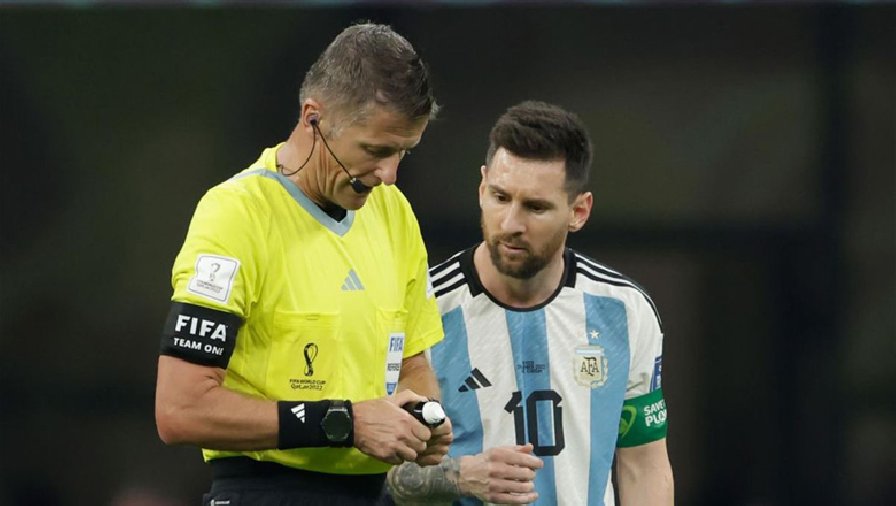 Trọng tài trận bán kết Argentina vs Croatia là ai?