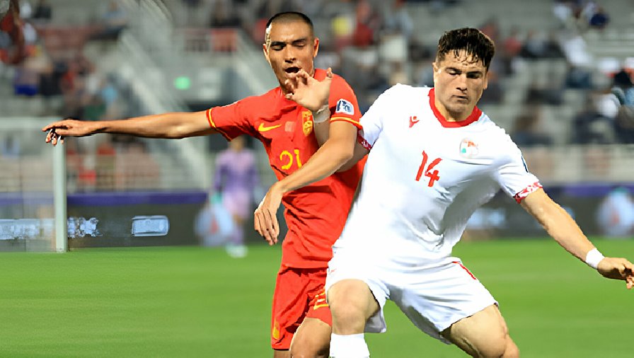 Kết quả bóng đá Trung Quốc vs Tajikistan: Thế trận khó tin, nghiệt ngã VAR  