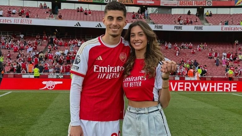 Vợ Kai Havertz bị ‘khủng bố’ tin nhắn sau trận Arsenal đối đầu MU tại FA Cup