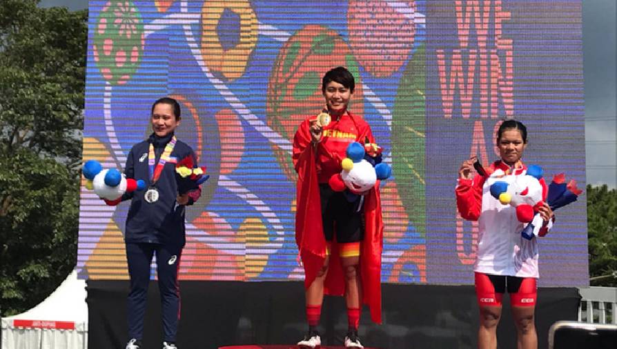 Xe đạp nữ Việt Nam tranh tài ở giải vô địch châu Á trước thềm SEA Games 31