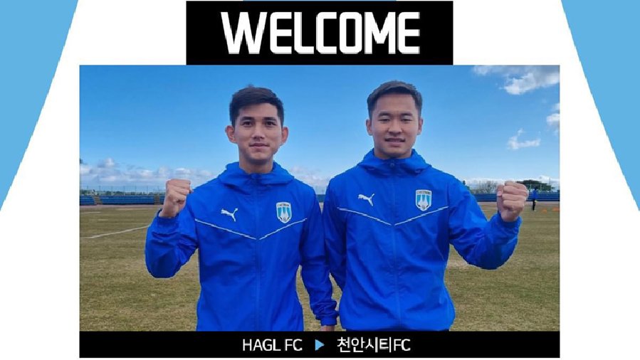 Hai sao trẻ HAGL được truyền thông Hàn Quốc đánh giá cao tại CLB K.League 2