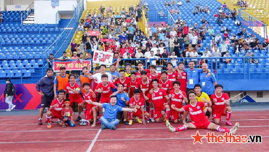 Video bàn thắng U19 PVF vs U19 An Giang: Chênh lệnh đẳng cấp