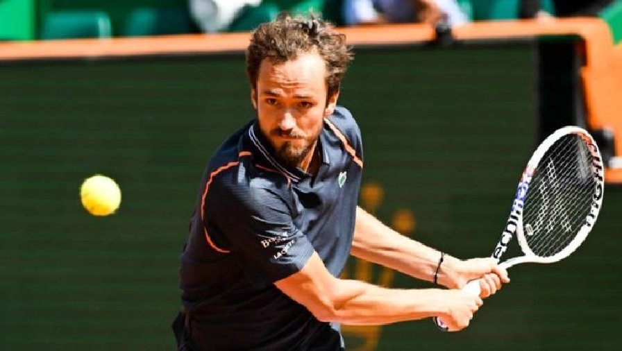 Kết quả tennis Monte Carlo Masters ngày 12/4: Medvedev, Zverev vào vòng 3