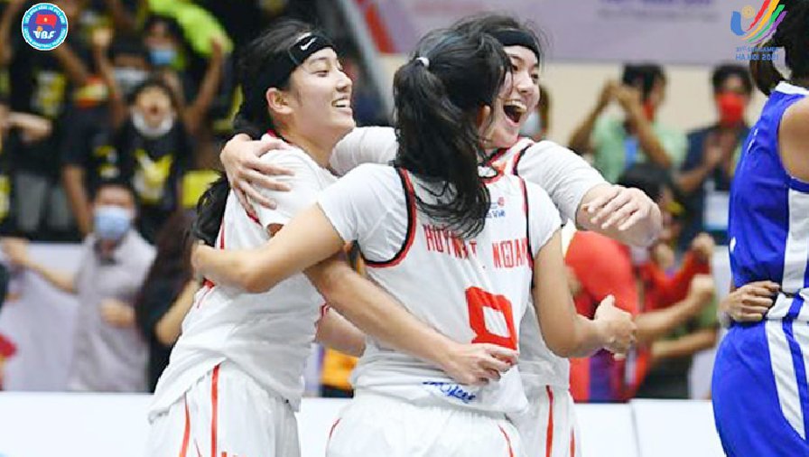Bóng rổ SEA Games 31: ĐT Nữ Việt Nam có chiến thắng lịch sử trước Philippines