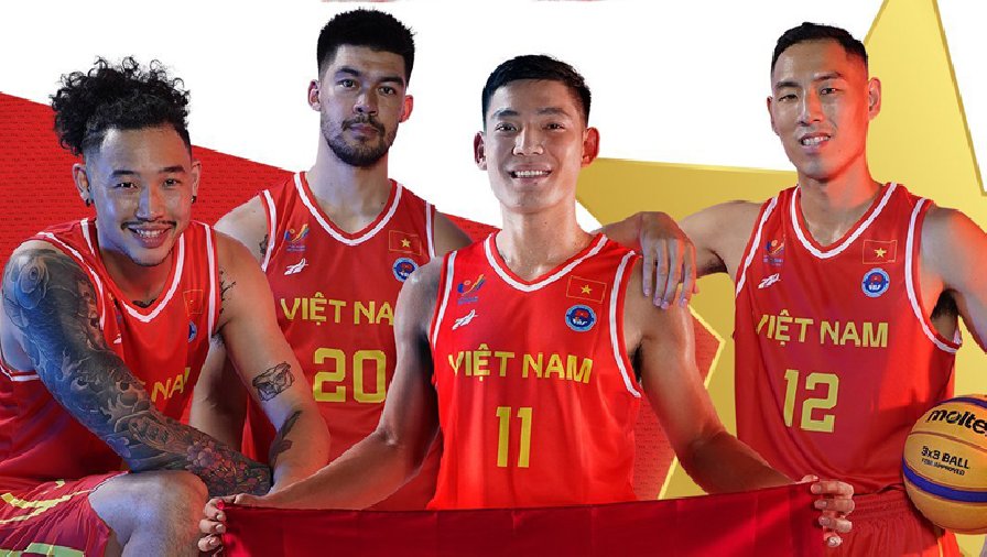 ĐT bóng rổ 3x3 Việt Nam thay 1 cầu thủ sát giờ khởi tranh SEA Games 31