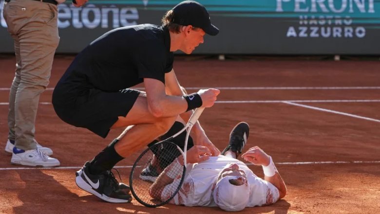 Sinner vào vòng 4 Rome Masters, được khen ngợi vì hành động đẹp với đối thủ