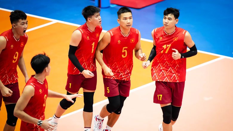 Tuyển bóng chuyền nam Việt Nam bị loại ở AVC Champions League sau trận thua trắng