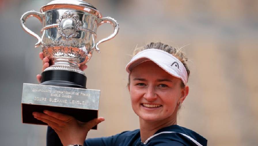 Kết quả tennis hôm nay 13/6: Krejcikova vô địch đơn nữ Roland Garros 2021