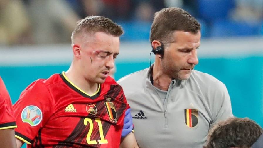 Timothy Castagne dính chấn thương kinh dị, Bỉ chịu tổn thất lớn ở EURO 2021
