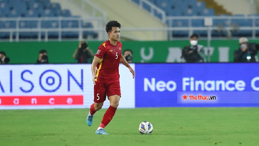 Bùi Hoàng Việt Anh có nhiều pha giải nguy nhất giải U23 châu Á 2022