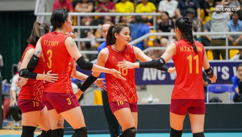 Lịch thi đấu bóng chuyền nữ chung kết AVC Nations Cup 2025 hôm nay 14/6