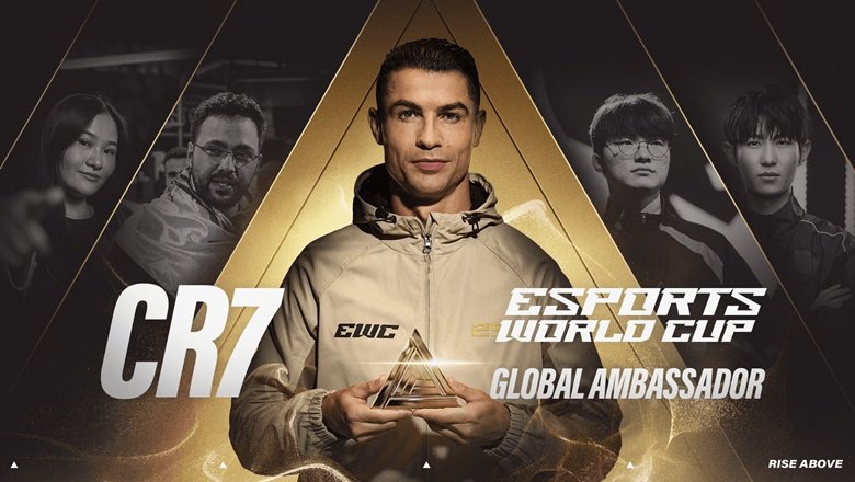 Ronaldo trở thành đại sứ của Esports World Cup