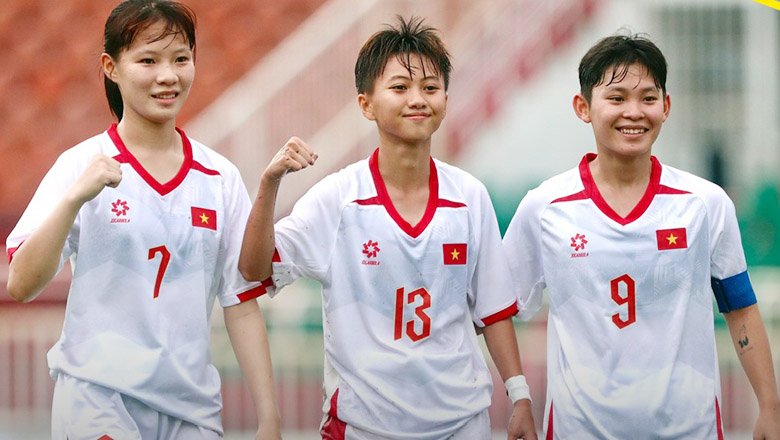 Vùi dập Lào 8-0, U19 nữ Việt Nam vào bán kết giải Đông Nam Á với thành tích khủng