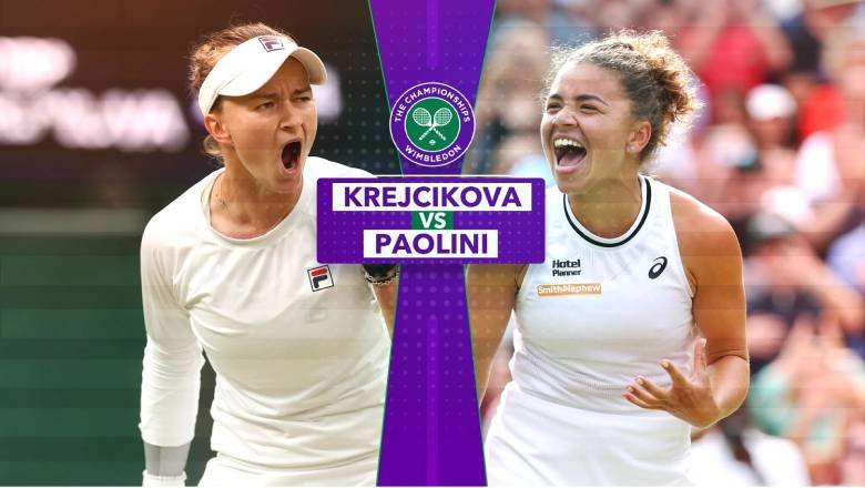 Link trực tiếp tennis Krejcikova vs Paolini, Chung kết Wimbledon - 20h00 ngày 13/7