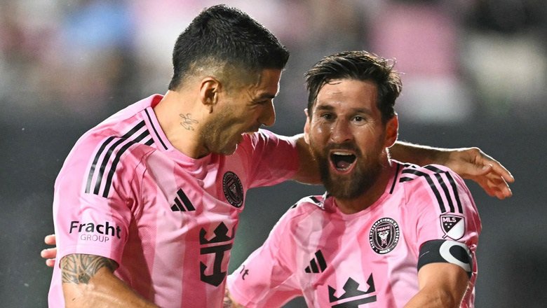 Messi lập cú đúp thứ 5 liên tiếp, Inter Miami tăng tốc đánh chiếm ngôi đầu
