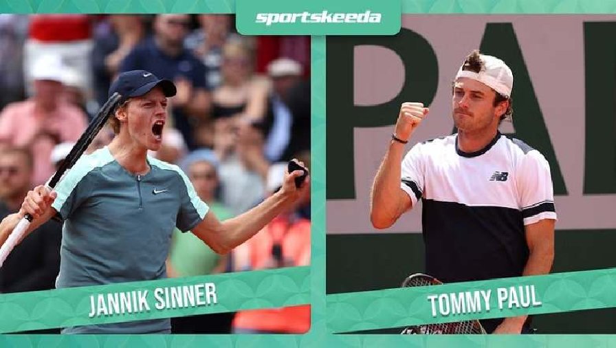 Lịch thi đấu tennis ngày 13/8: Bán kết Canadian Open - Sinner vs Paul