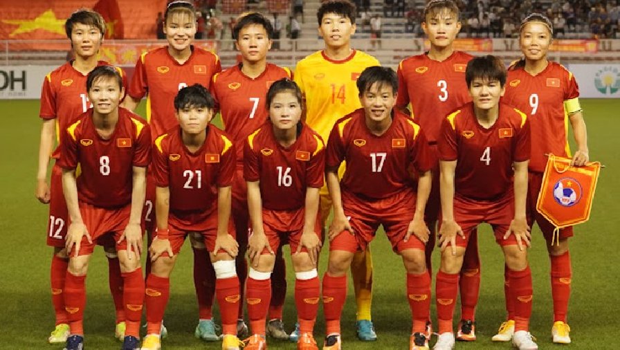 ĐT nữ Việt Nam tụt hạng trên BXH FIFA, vẫn duy trì vị thế số 1 Đông Nam Á