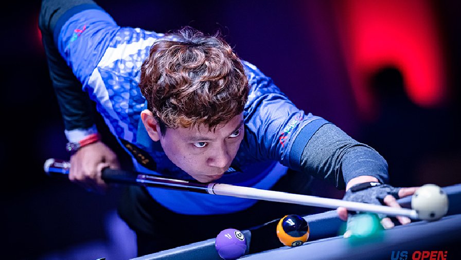Dương Quốc Hoàng lọt vào vòng 1/32 US Open pool 9 bi 2022, Thành Kiên dừng bước