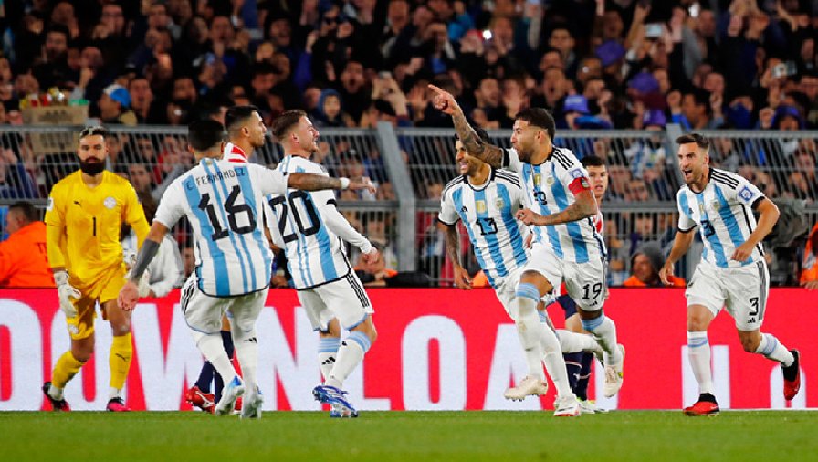 Kết quả bóng đá Argentina vs Paraguay: 3 điểm nhẹ nhàng