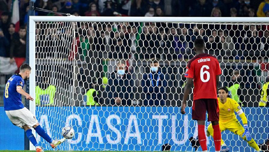 Jorginho trượt penalty, Italia mất cơ hội giành vé dự World Cup sớm