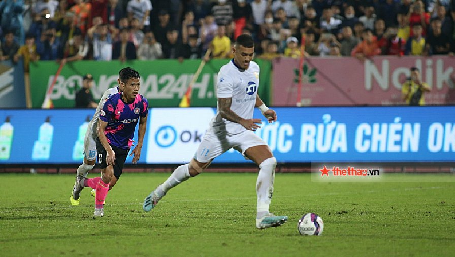 Nam Định chính thức ở lại V.League sau trận thắng Sài Gòn