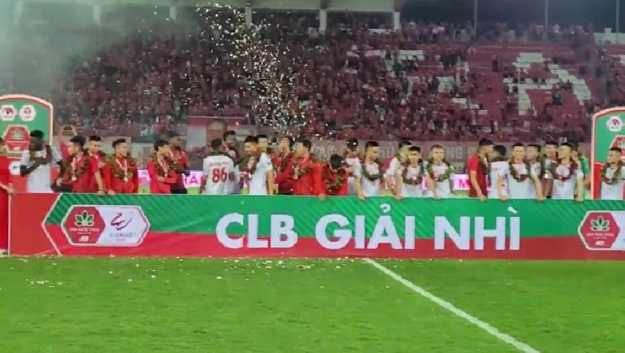 Sân Lạch Tray mở hội ăn mừng Hải Phòng giành ngôi Á quân V.League 2022