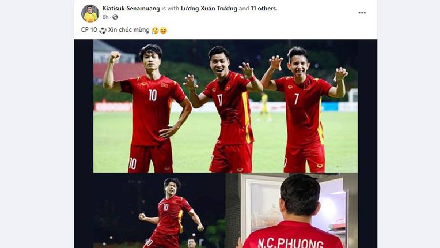 HLV Kiatisuk bỏ qua Thái Lan, ủng hộ ĐT Việt Nam tại AFF Cup 2021