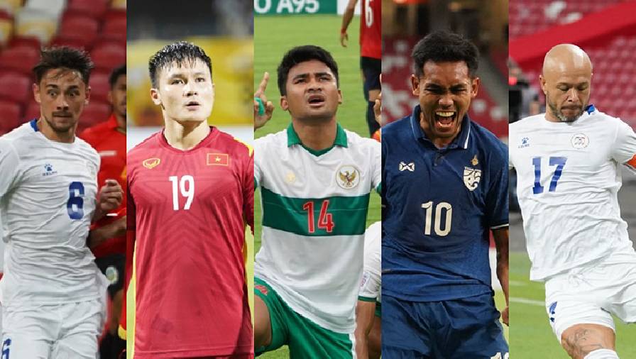Quang Hải cạnh tranh với sao Thái Lan, Indonesia cho danh hiệu cầu thủ hay nhất lượt 3 AFF Cup 2021