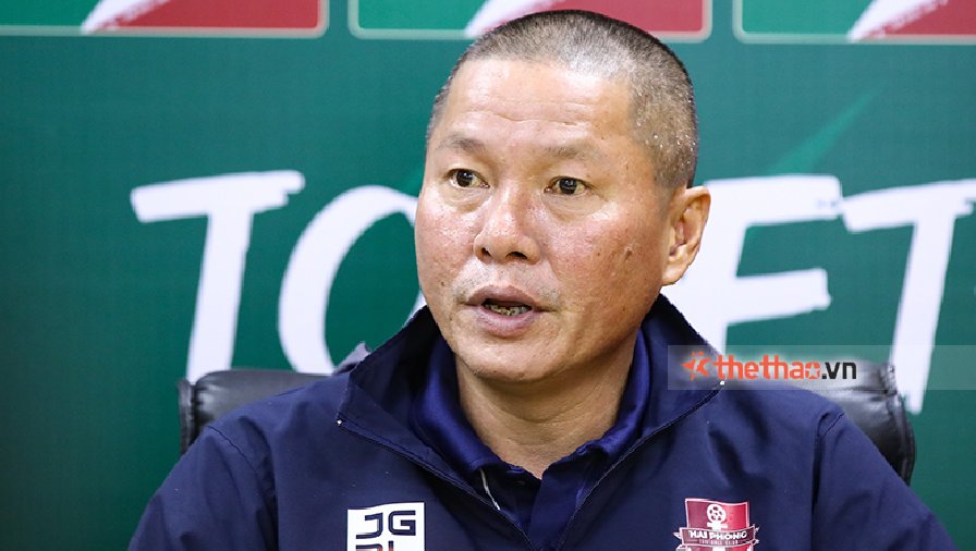 HLV Chu Đình Nghiêm: 'Hải Phòng sẽ giành chiến thắng trước khi chia tay AFC Cup'