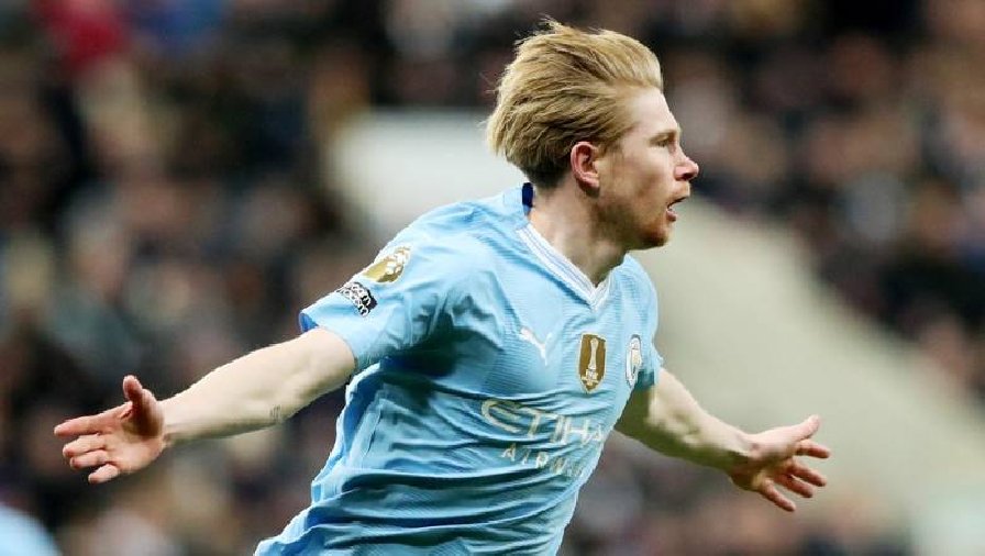 Kết quả bóng đá Newcastle vs Man City: De Bruyne ‘làm tất’, chiến thắng nhọc nhằn