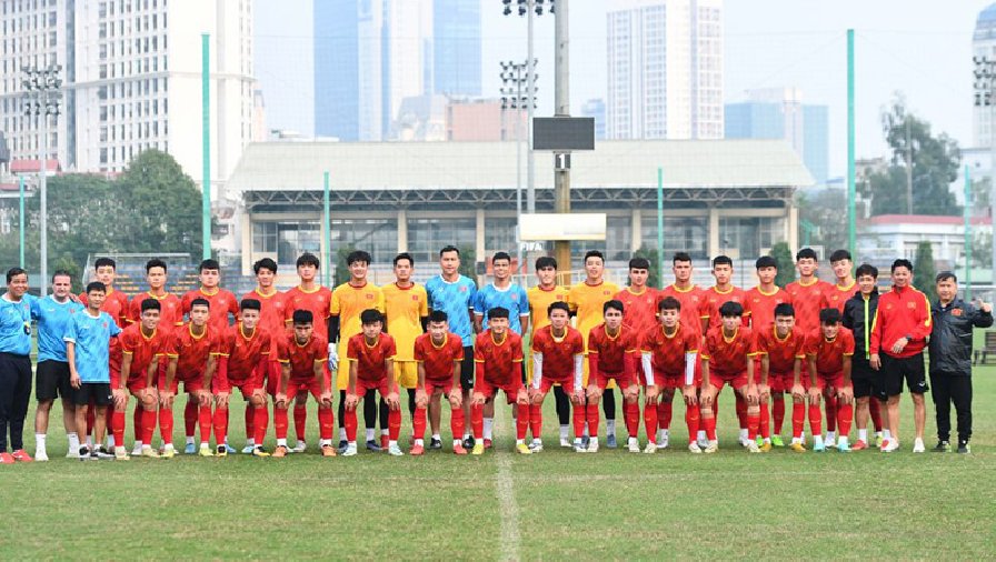 U20 Việt Nam chốt danh sách tập huấn UAE: Đầy đủ anh tài Văn Khang, Quốc Việt