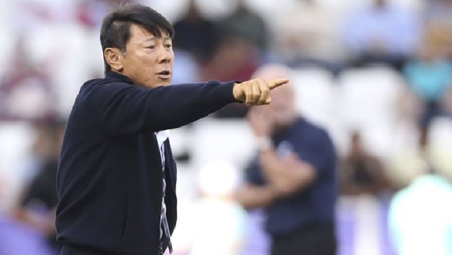 HLV Shin Tae Yong tự tin ĐT Indonesia có thể thắng Việt Nam ở cả 2 lượt trận