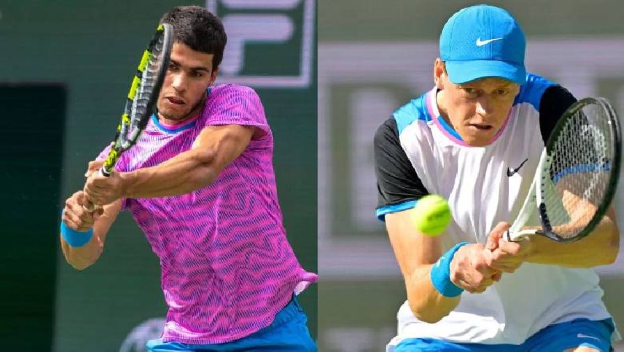 Kết quả tennis ngày 13/3: Alcaraz và Sinner vào Tứ kết Indian Wells Masters
