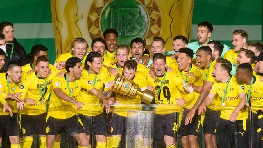 Hủy diệt RB Leipzig, Borussia Dortmund vô địch Cúp quốc gia Đức