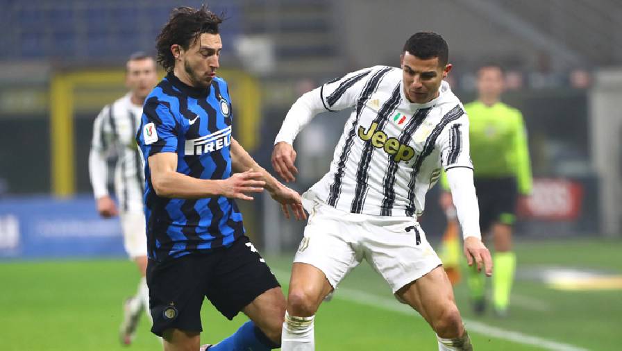 Lịch thi đấu vòng 37 giải VĐQG Italia 2020-21: Juventus đại chiến Inter Milan