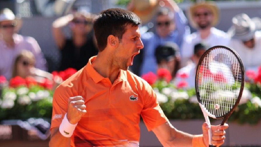 Kết quả tennis ngày 13/5: Djokovic có mặt ở bán kết Rome Masters 2022