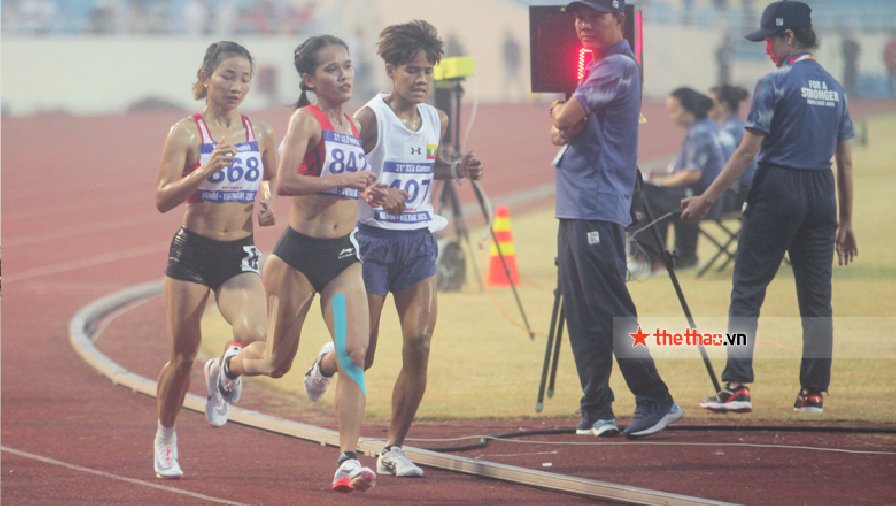 Nguyễn Thị Oanh bảo vệ thành công HCV chạy 5.000m nữ tại SEA Games 31