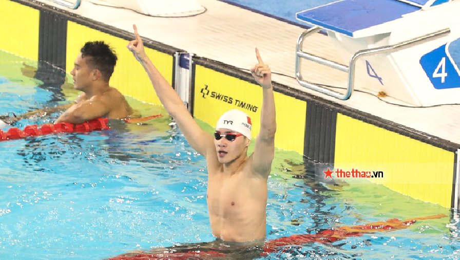 Phạm Thanh Bảo phá kỷ lục SEA Games, giành HCV 100m bơi ếch