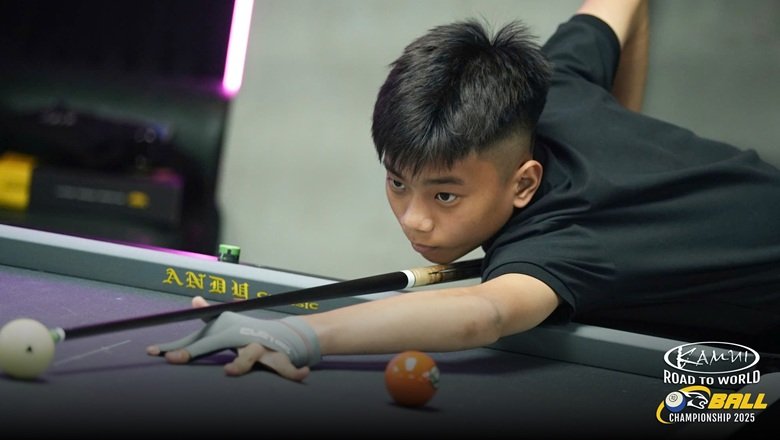 15 cơ thủ U18 chinh chiến tại vòng loại 2 Kamui Road to World 10-ball Championship 2025