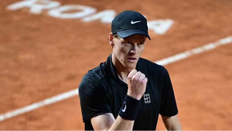 Sinner vào tứ kết Rome Masters 2025, vượt mặt Big 3 về tỷ lệ thắng