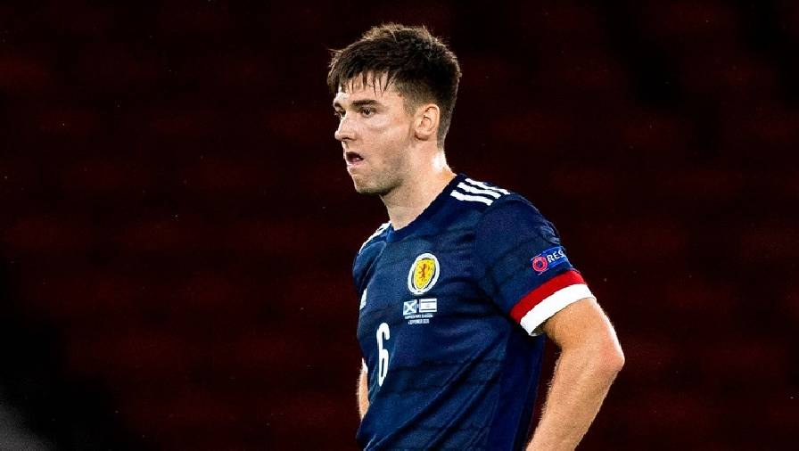 Vì sao Kieran Tierney không thể ra sân trong trận Scotland gặp Séc?