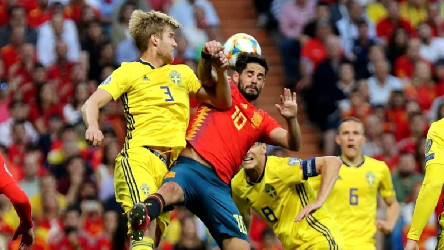 Xem trận Tây Ban Nha vs Thụy Điển trực tiếp trên kênh nào, ở đâu?
