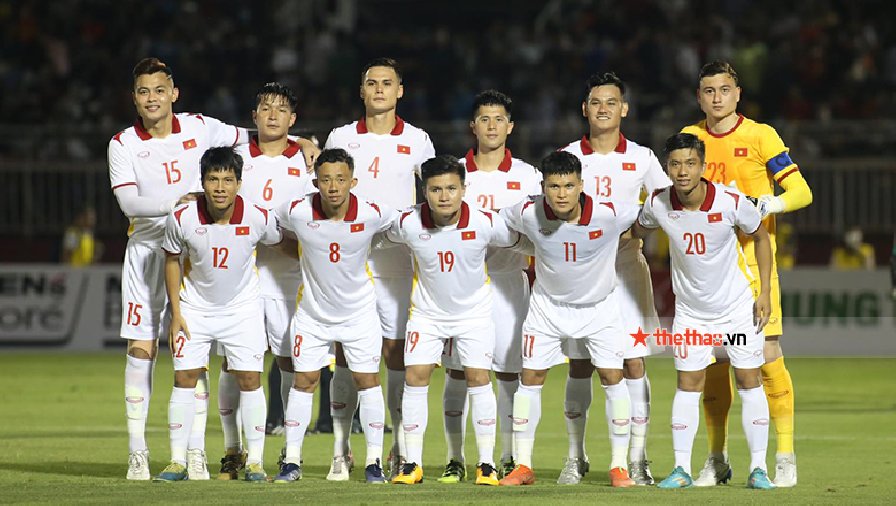 ĐT Việt Nam đứng trước nguy cơ văng khỏi Top 100 trên bảng xếp hạng FIFA