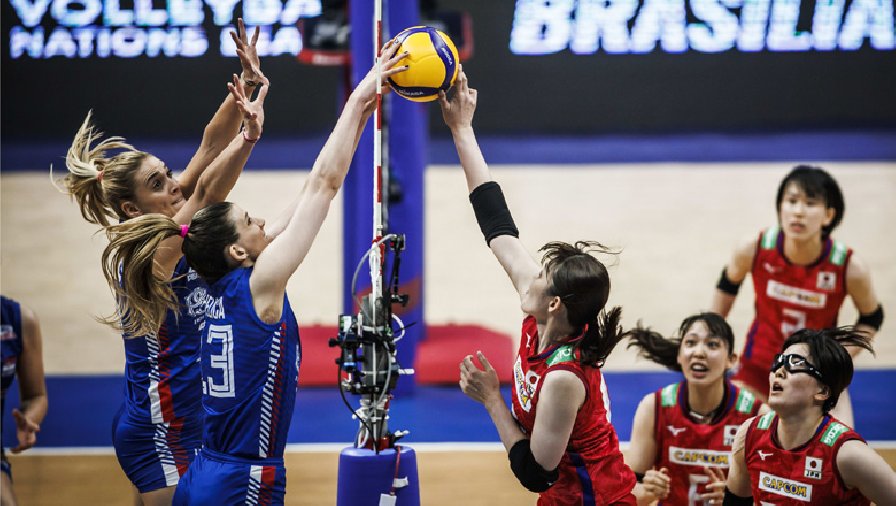 Bóng chuyền nữ Nhật Bản thua ngược cay đắng ở Volleyball Nations League 2023
