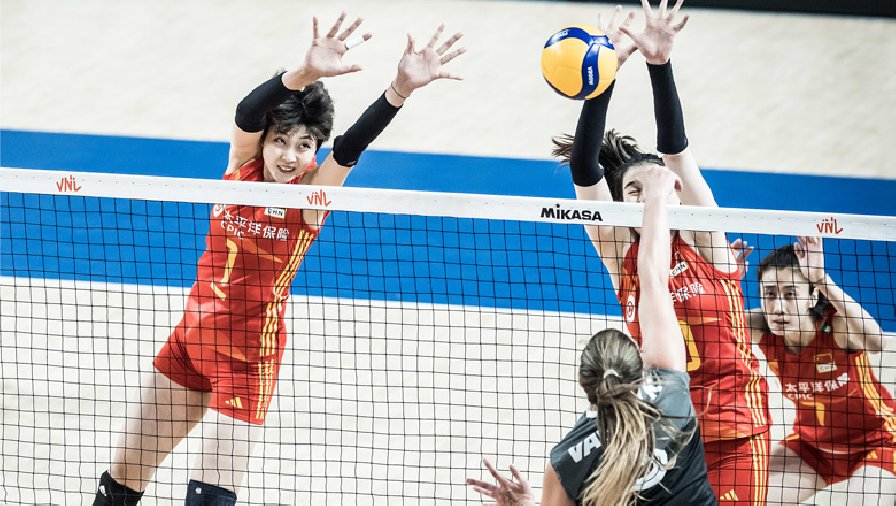 Bóng chuyền nữ Trung Quốc đè bẹp đối thủ ngày khai màn tuần 2 Volleyball Nations League 2023